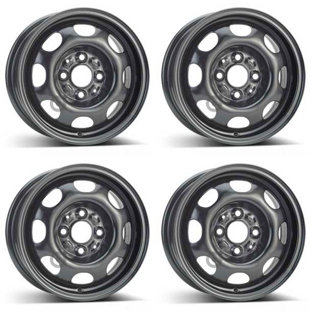 4 stalen velgen, 5.5Jx13 inch, ET43, 4x100 boutgaten, Productafbeelding 