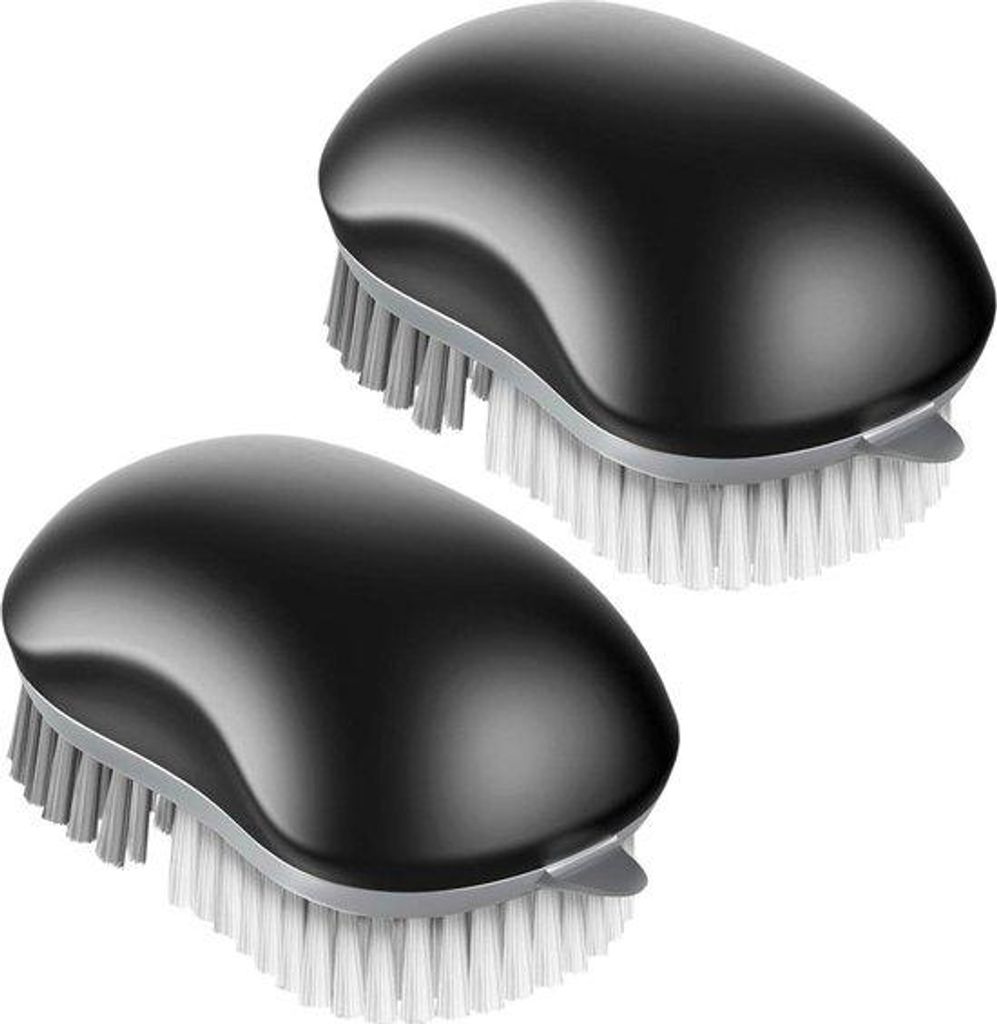 Gartenkochwerkzeug-Set mit Anti-Slip-Griff und bequemer Handgriff - Set aus 2 Stück, schwarz