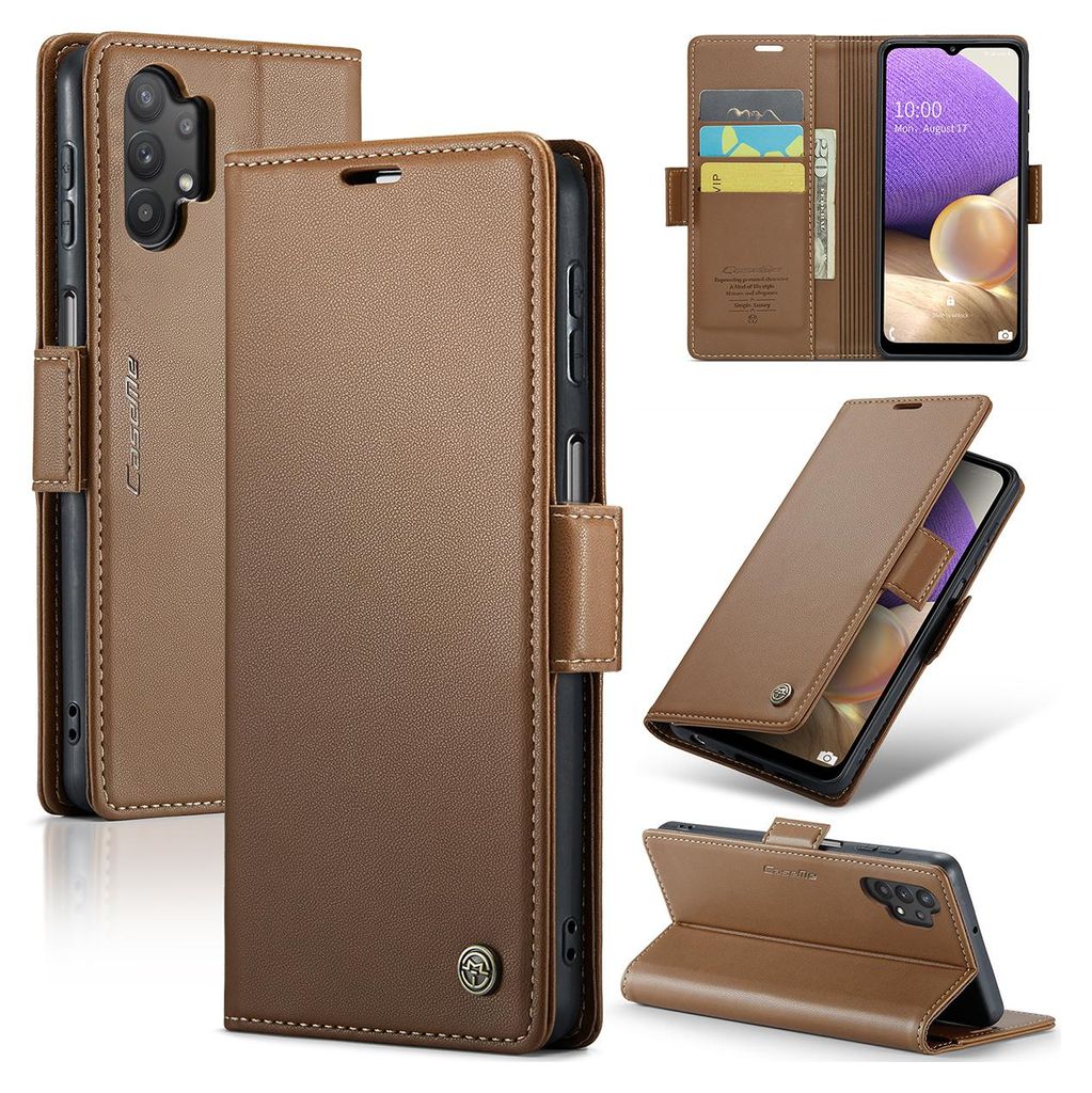 Galaxy A32 5G Case, kožené pouzdro s funkcí stojánku pro Obrázek produktu 