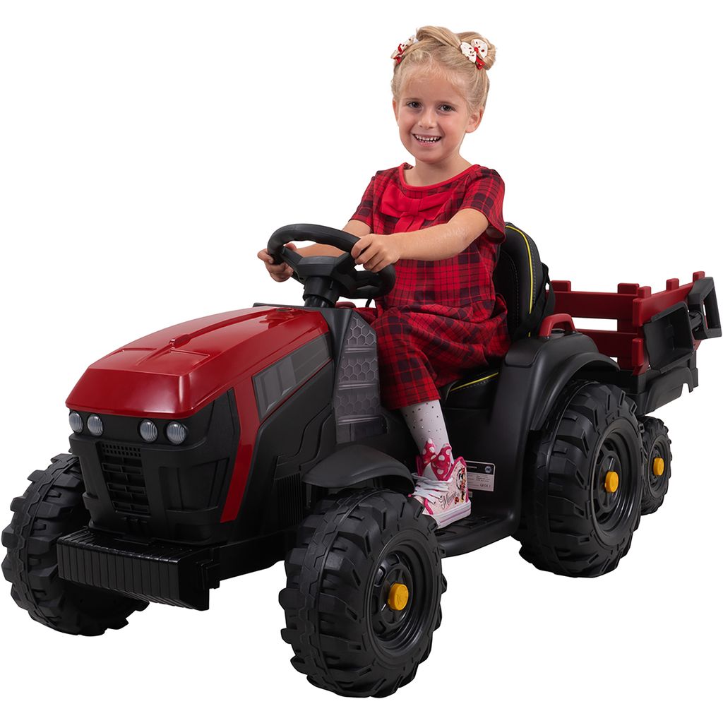 Actionbikes Motors Traktor mit Anhänger | Kinder Produktbild 