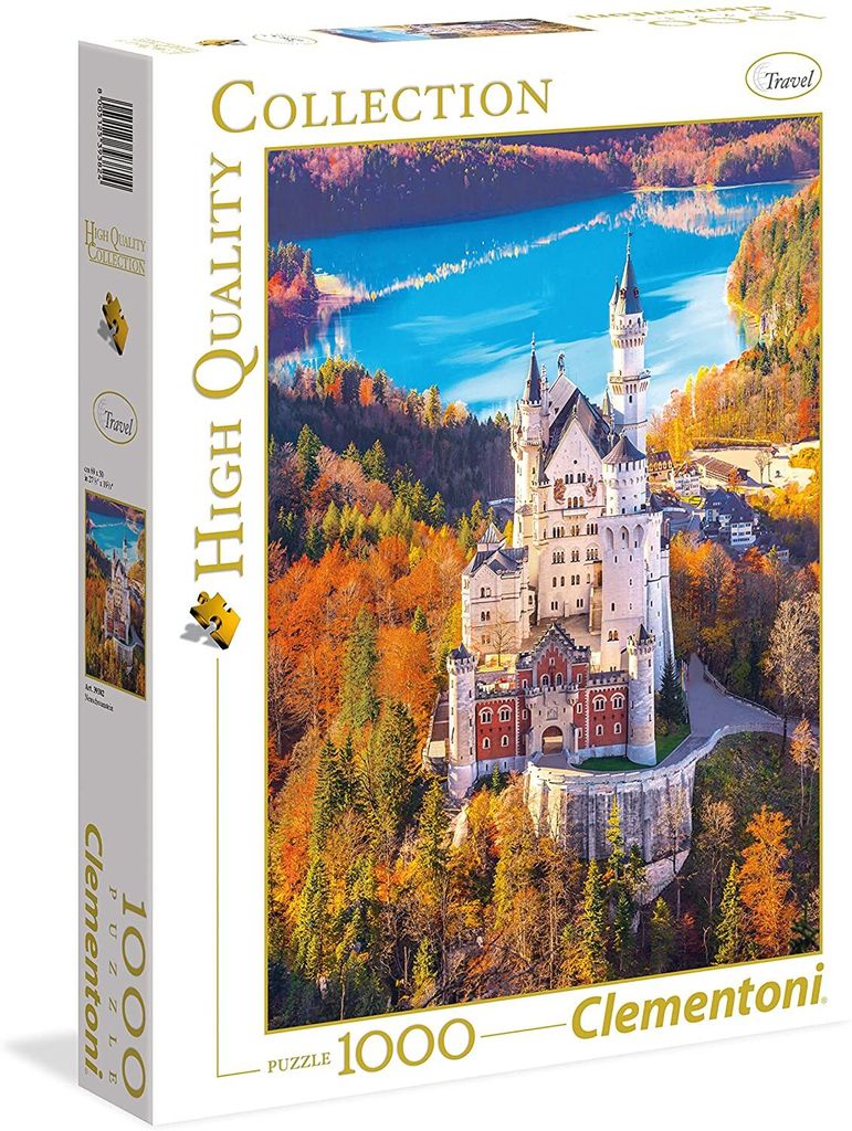 Clementoni Puzzle 39382 - Neuschwanstein (1000 pièces) Image du produit 