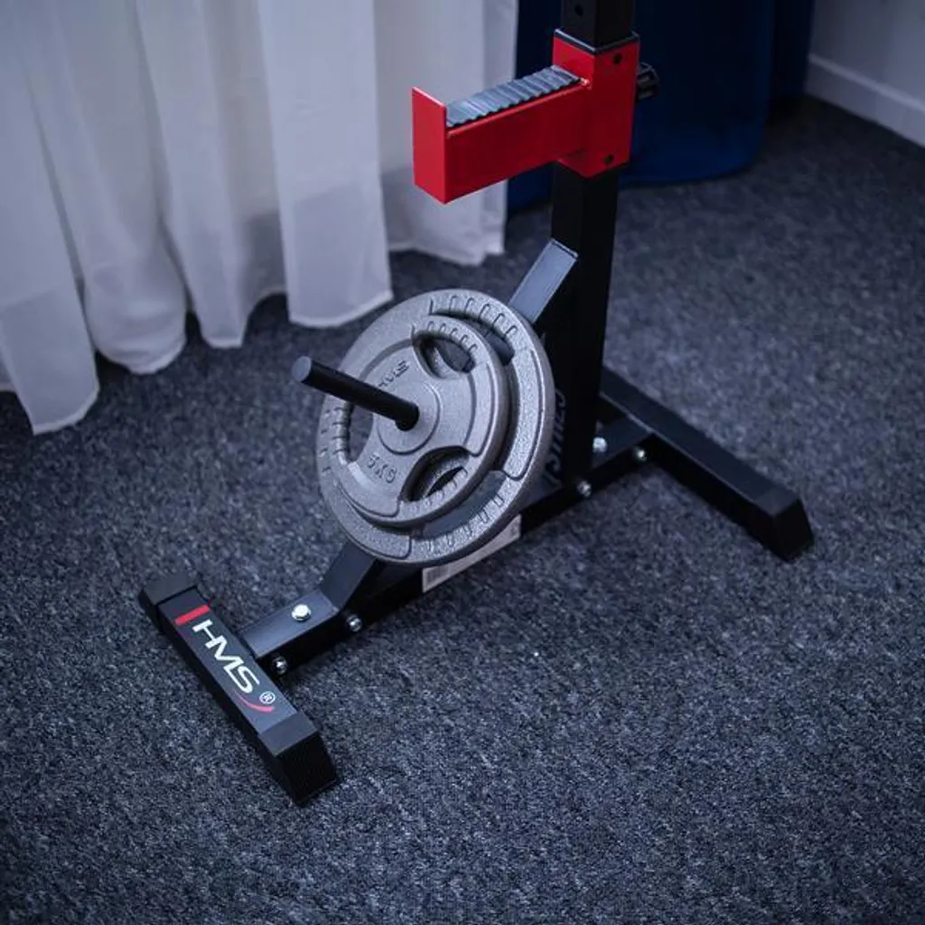 Support barre réglable HMS STR25 en acier avec hauteur modulable noire - 13
