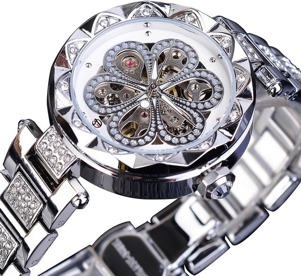 Elegante FORSINING Damenuhr in Silber – Zeitlos und Stilvoll KP14562