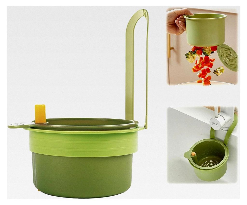 Sieb für Spülbecken, multifunktionales Spülbecken-Sieb, Siebkorb für die Spüle, hängender Filterkorb für Wasserhahn, Abflusskorb für Küche...