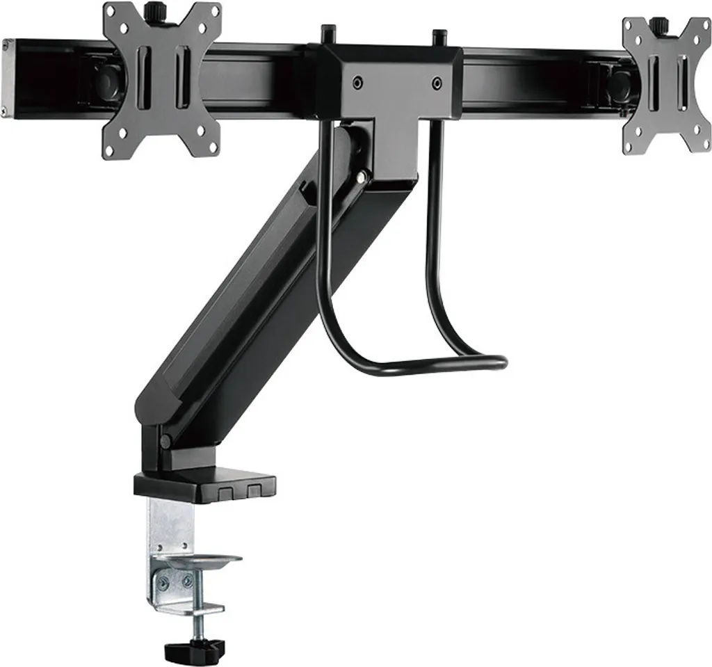 Double Support Écran Ergonomique pour Bureau Télétravail 17-27"