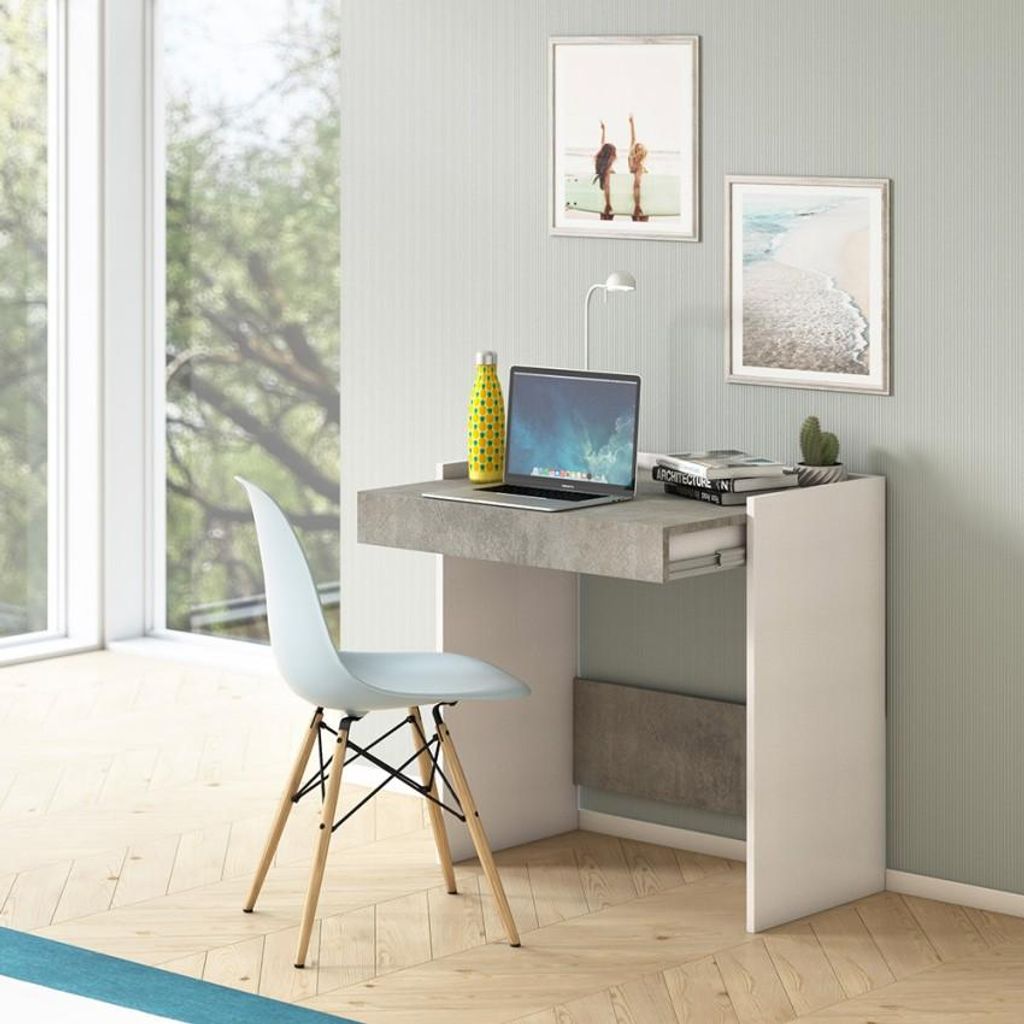 Moderner Home Desk 80x40 mit Schublade für Homeoffice