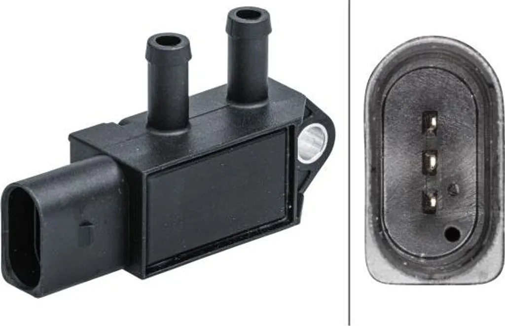 Capteur de pression d'échappement robuste HELLA 04L906051 pour Leon et A3