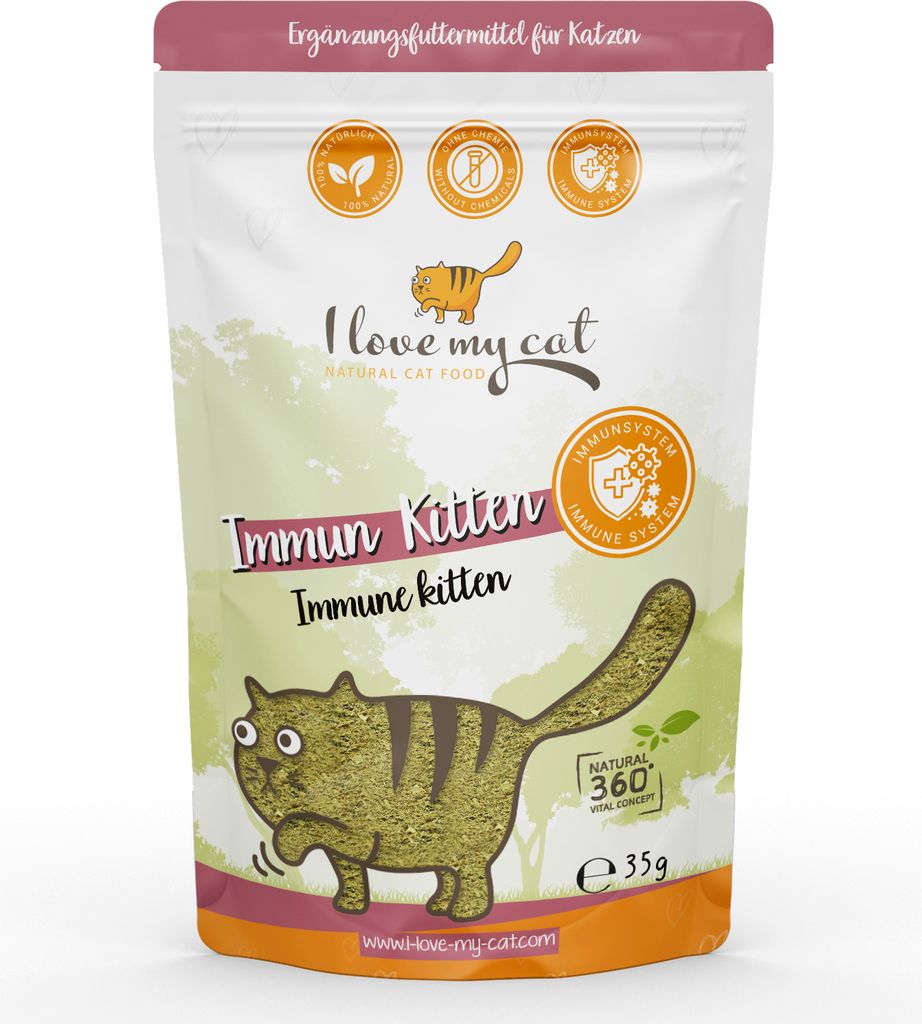 ILMC Immun Kitten Pulver - Nahrungsergänzung für Kätzchen 35 g