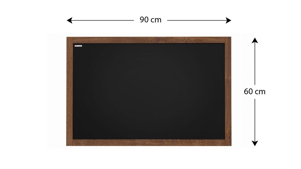 Tabule černá křídová v dřevěném rámu 90x60 cm Obrázek produktu 9