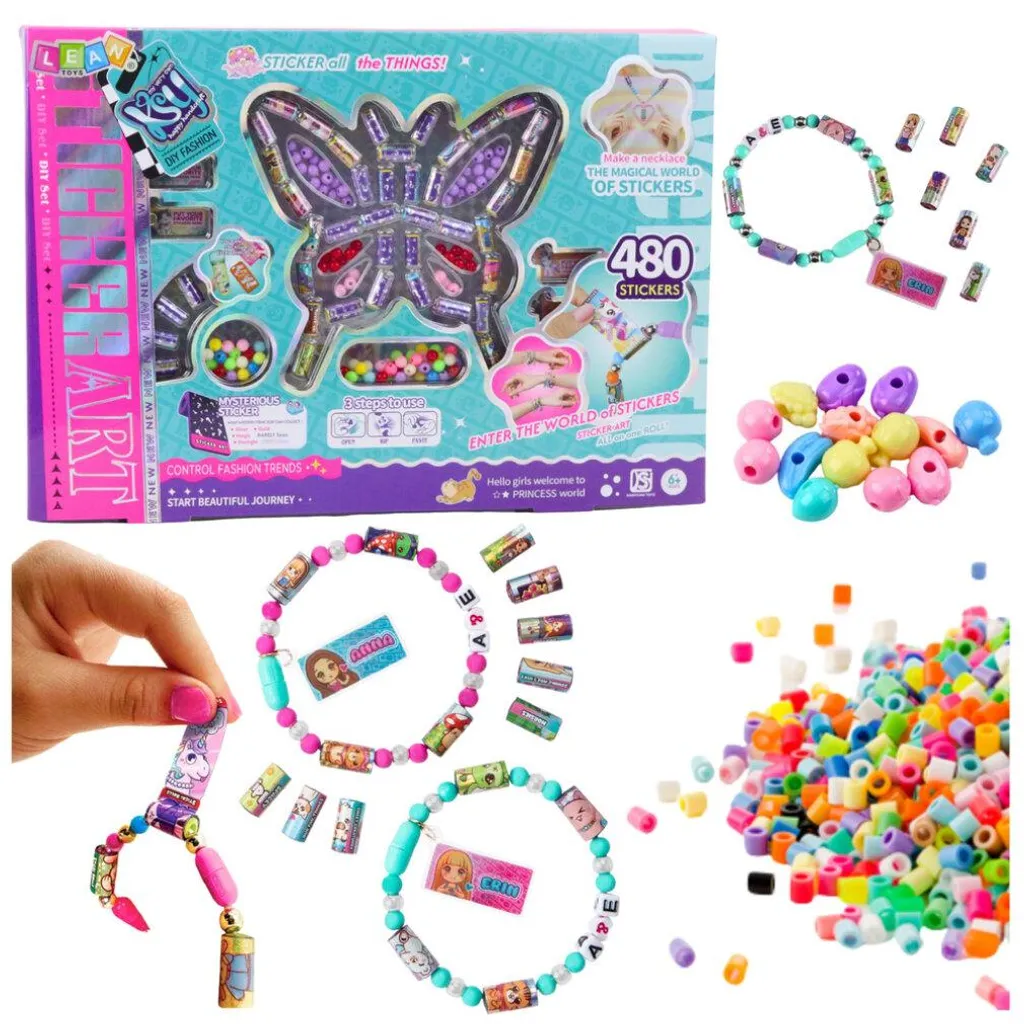 Kit fabrication bijoux et perles pour occuper les enfants le week-end