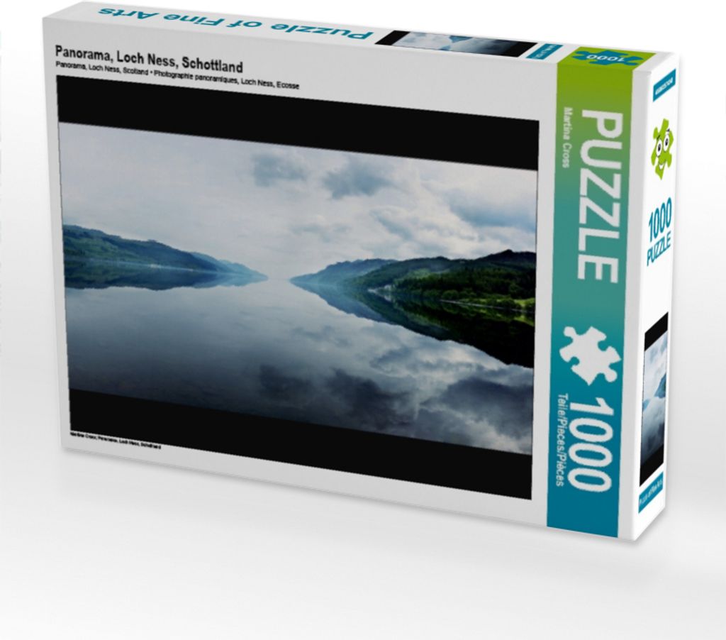 Calvendo Panorama, Loch Ness, Schottland 1000 Teile Puzzle Produktbild 