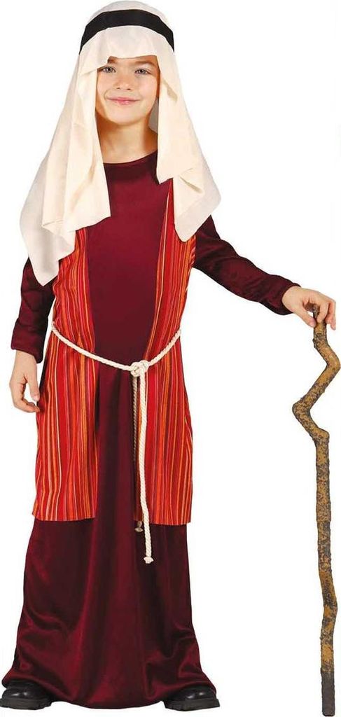 Fiestas Guirca - "Shepard Saint Joseph" Kostüm für Jungen FG1571 (146-152) (Rot/Weiß)