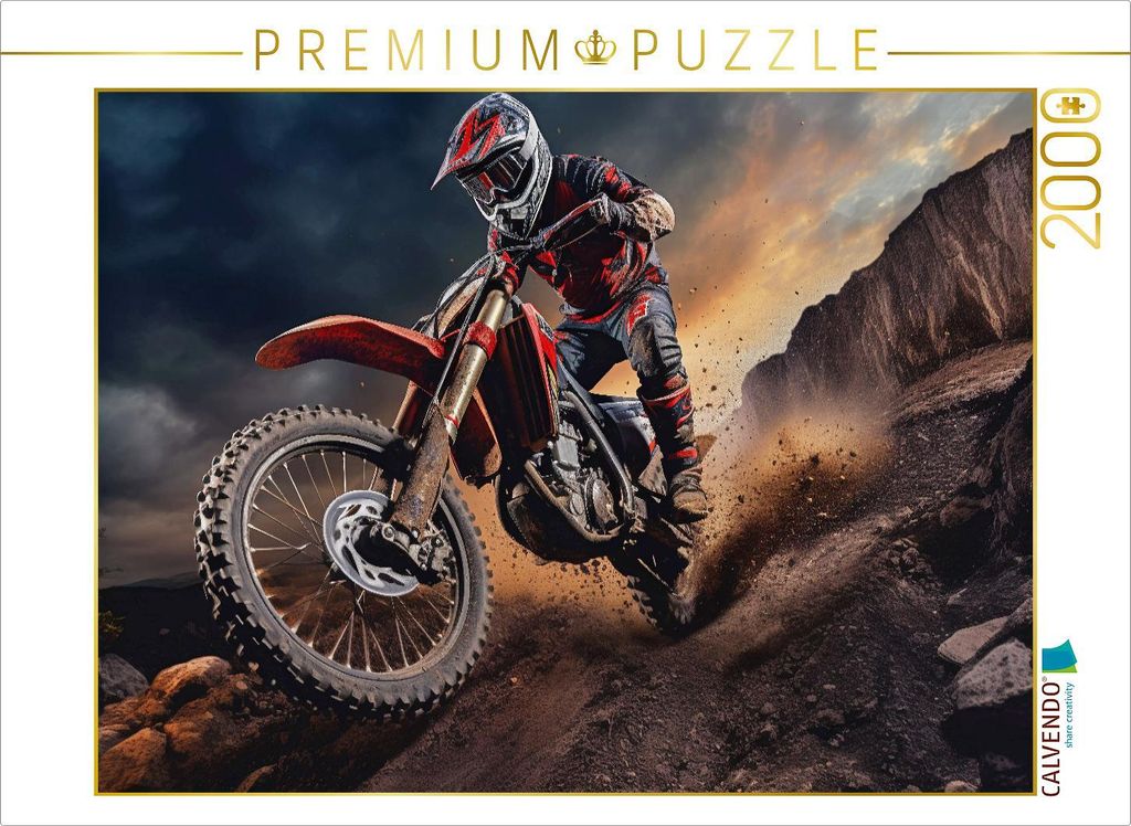 CALVENDO Puzzle Inferno Speed Demons | 2000 Teile Lege-Größe 90x67cm Foto-Puzzle für glückliche Stunden