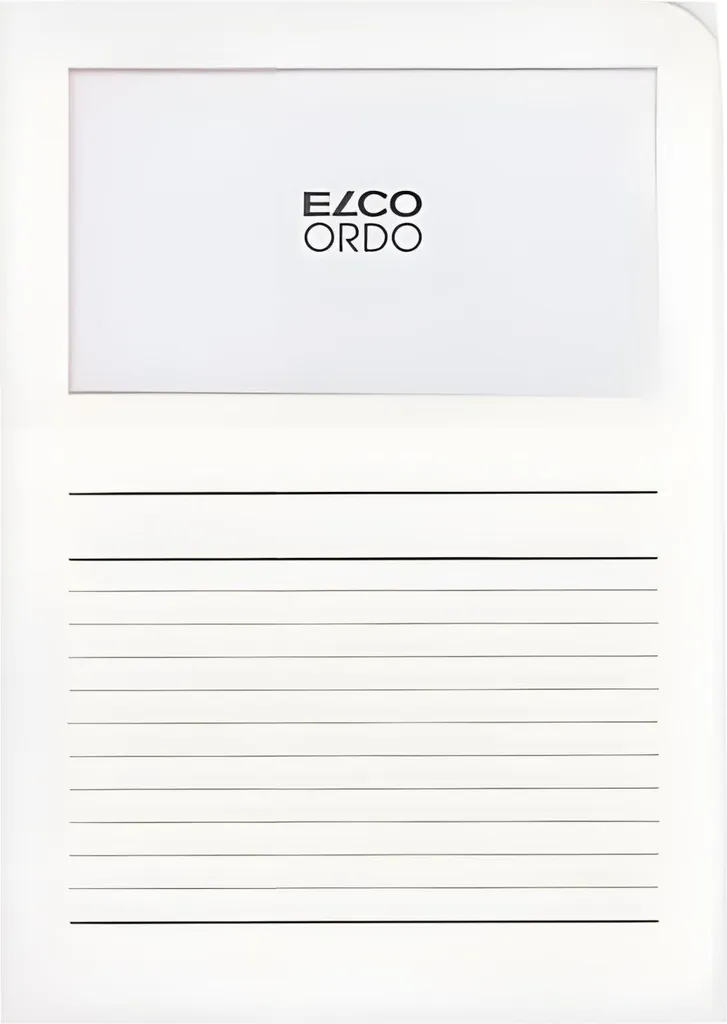 Elco Ordo Classico 29489.10: Cartelle A4 Bianche 120g Professionali