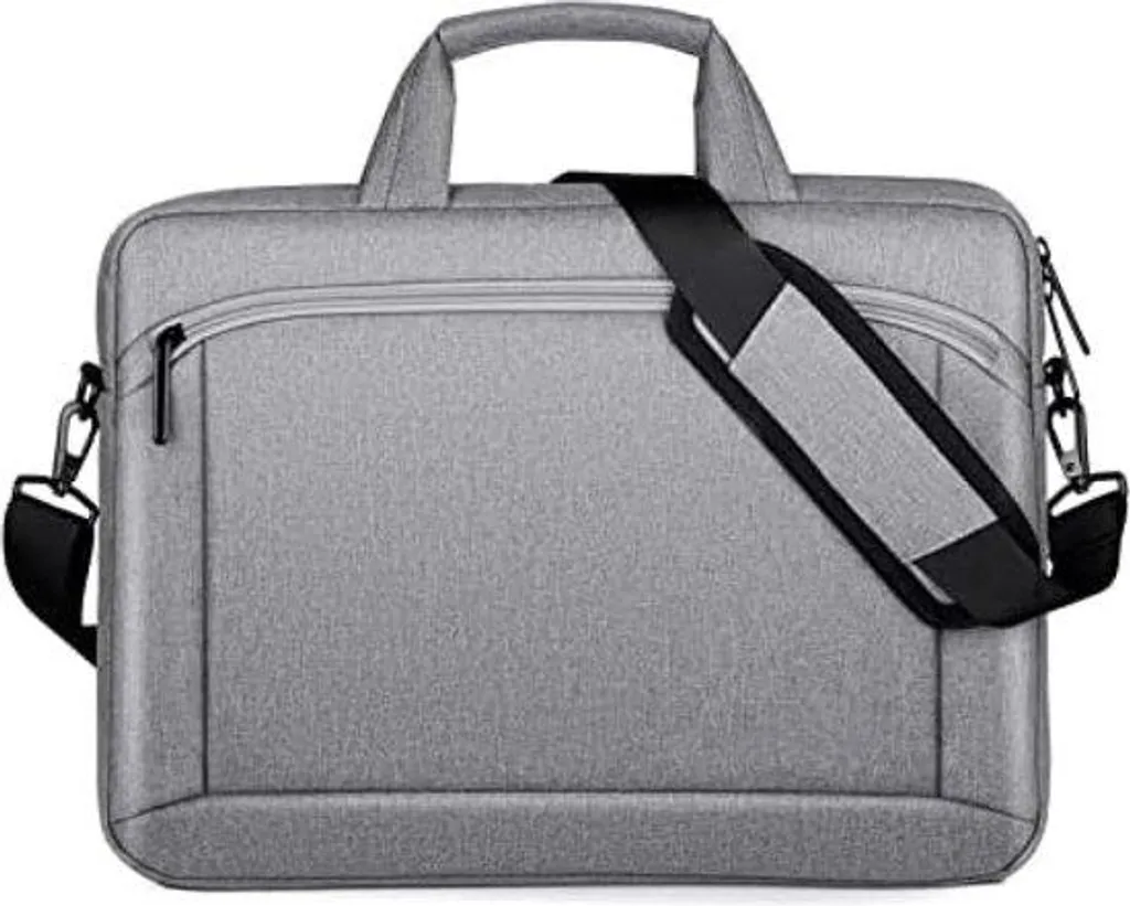 Sacoche ordinateur portable 15,6 pouces avec bandoulière réglable Noir