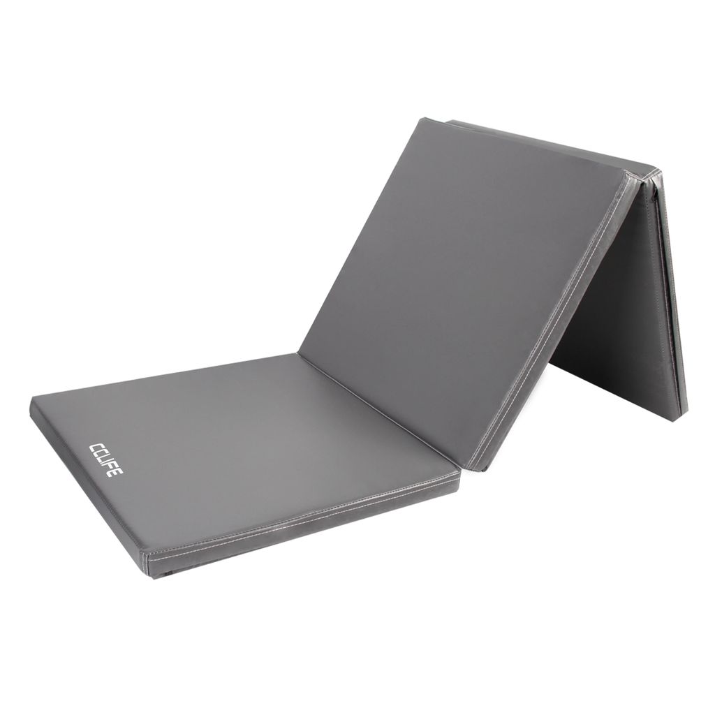 Turnmatte Weichbodenmatte klappbar Grau 180 x 60 x 5 cm Produktbild 