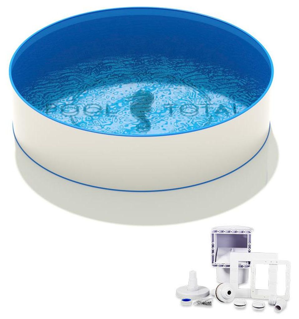 POOL Total Aufstellbecken SET BASIC Ø 2,50 x 0,90m Folie Produktbild 