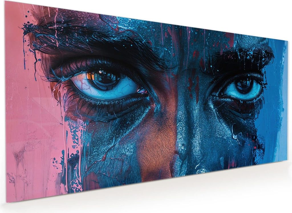 Küchenrückwand Spritzschutz Glas mit Motiv Blick ins Unbekannte 40 x 40 cm