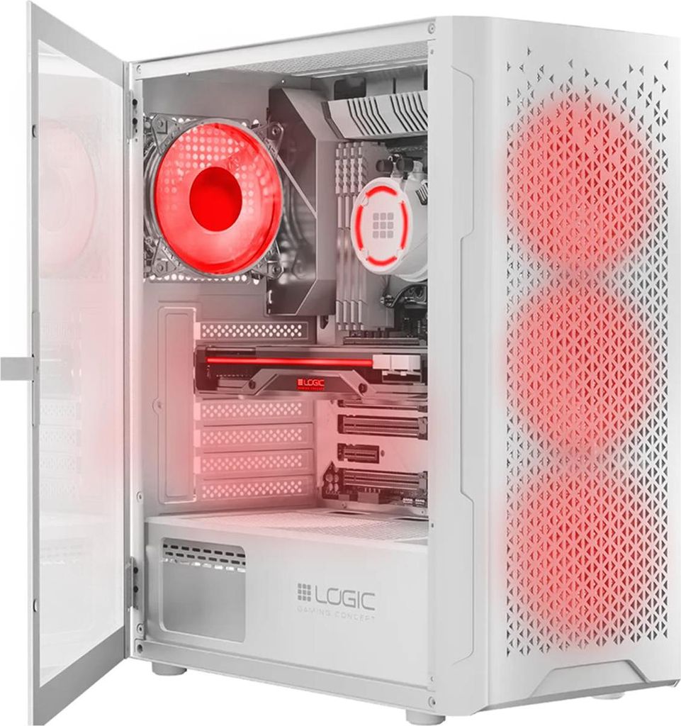 VIST White Ryzen 5 5500 RTX 5050 32GB SSD 1TB M.2 WIFI W11