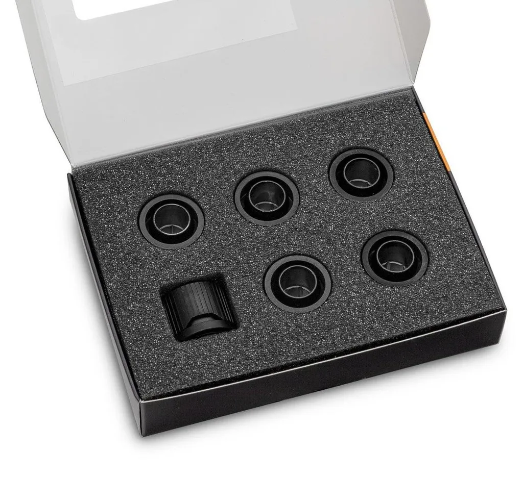 EKWB EK-Quantum Torque STC 10/16 Multipack Noir - 6 Raccords de Compression - 2