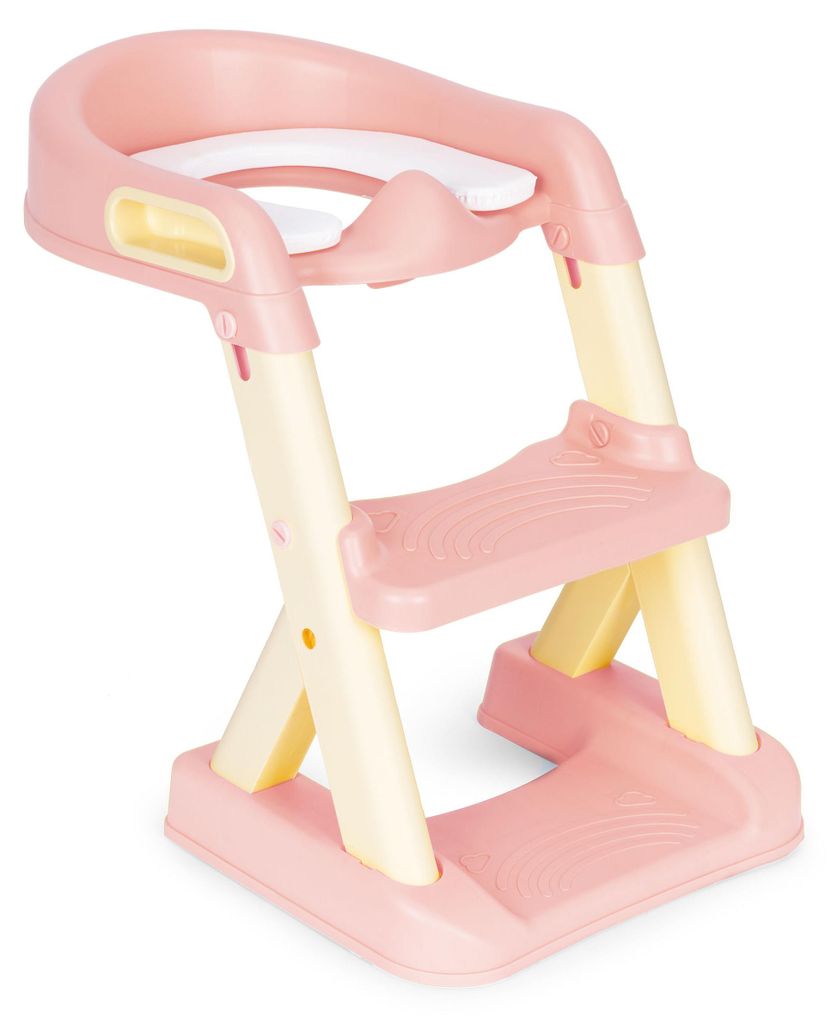 ECOTOYS HA-P23S: Sedile per WC per bambini con scaletta, Immagine del prodotto 