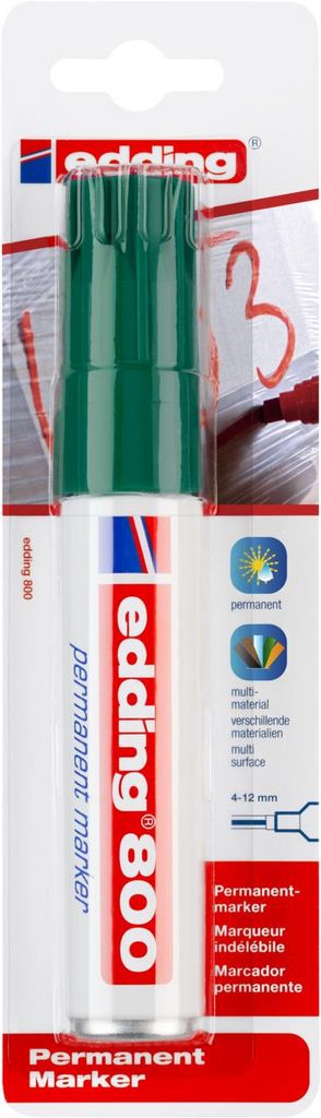 Edding Permanentmarker 800 4-12 mm grün 1er-Blister