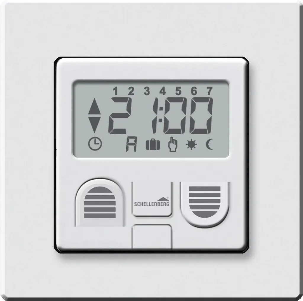 Horloge programmable PLUS Schellenberg 25572 pour volet roulant filaire - 2
