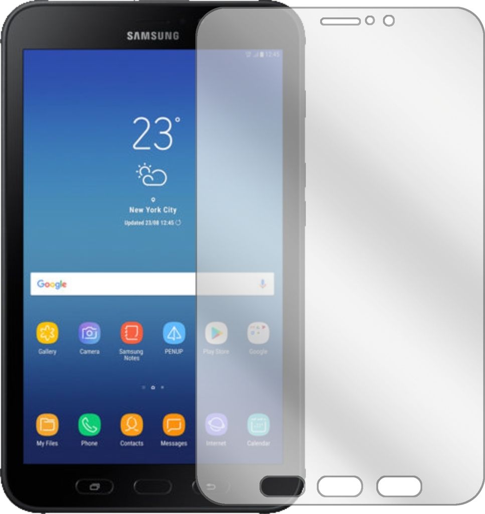 2x Schutzfolie für Samsung Galaxy Tab Active 2 klar Displayschutzfolie Display