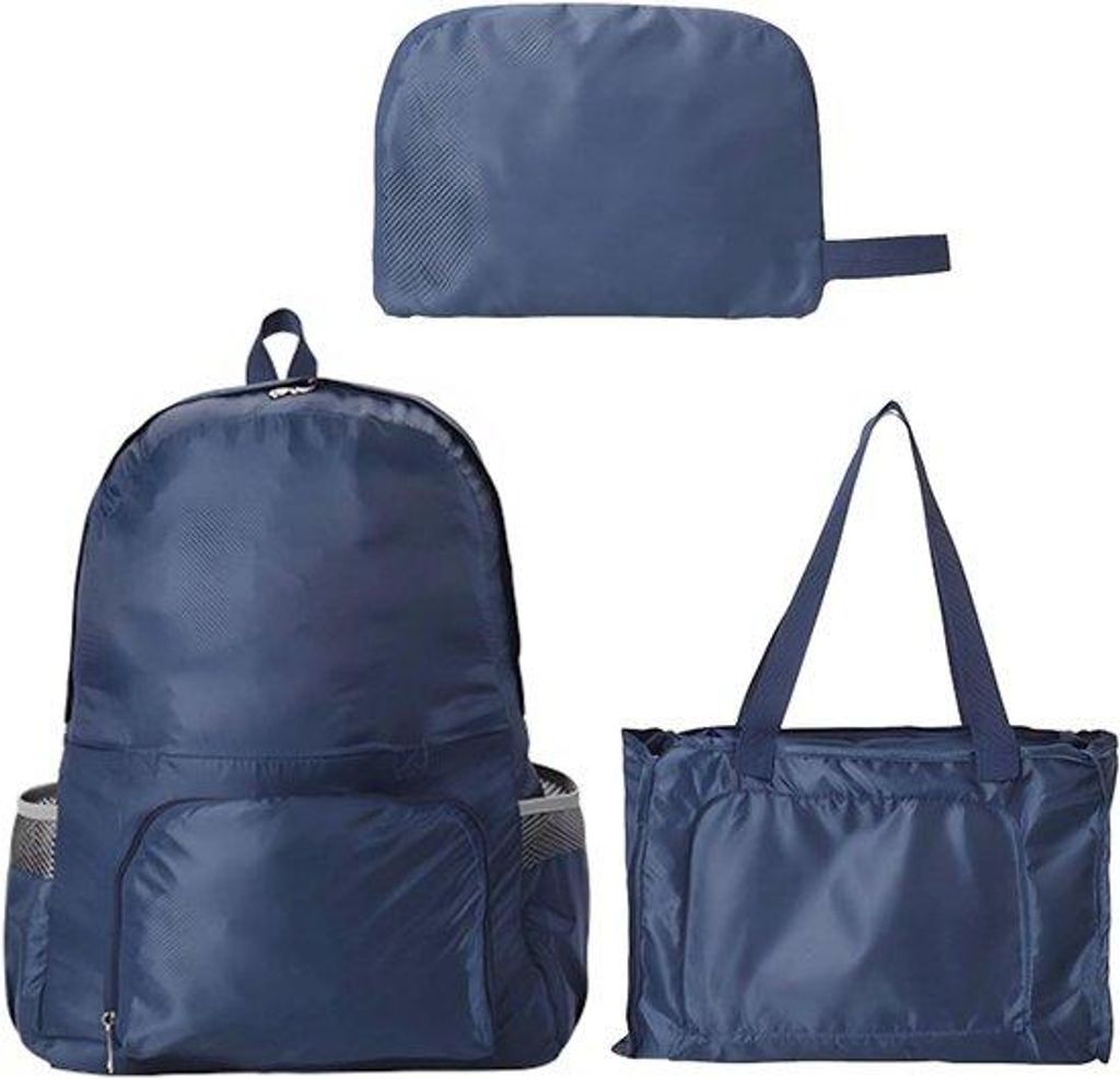 Leichtgewichts Reisetasche - Rucksack für Frauen - Männer - Kinder - Reisen - Wandern - Camping - Klettern - Radfahren - Navy Blau
