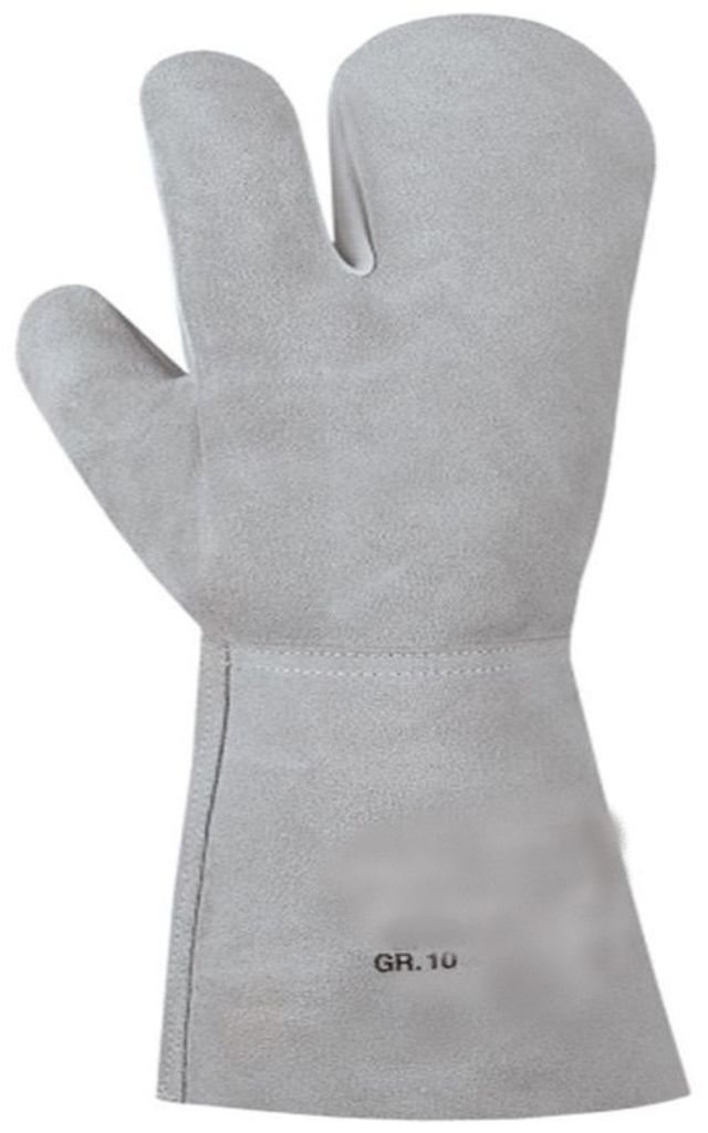 12 Paar Schweißerhandschuhe 3-Finger Gr. 10 XL Produktbild 