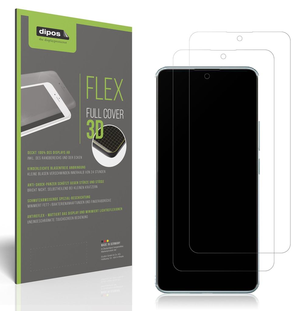 2x dipos FlexAR Xiaomi Redmi Note 14 Pro Produktbild 