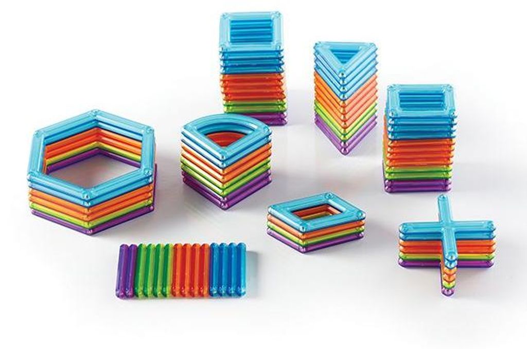 Guidecraft magnetisches Konstruktionsspielzeug PowerClix Frames 74-teilig Multicolor