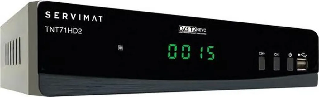 Décodeur TNT HD DVB-T2 Servimat pour Recevoir les Chaînes Gratuites TV