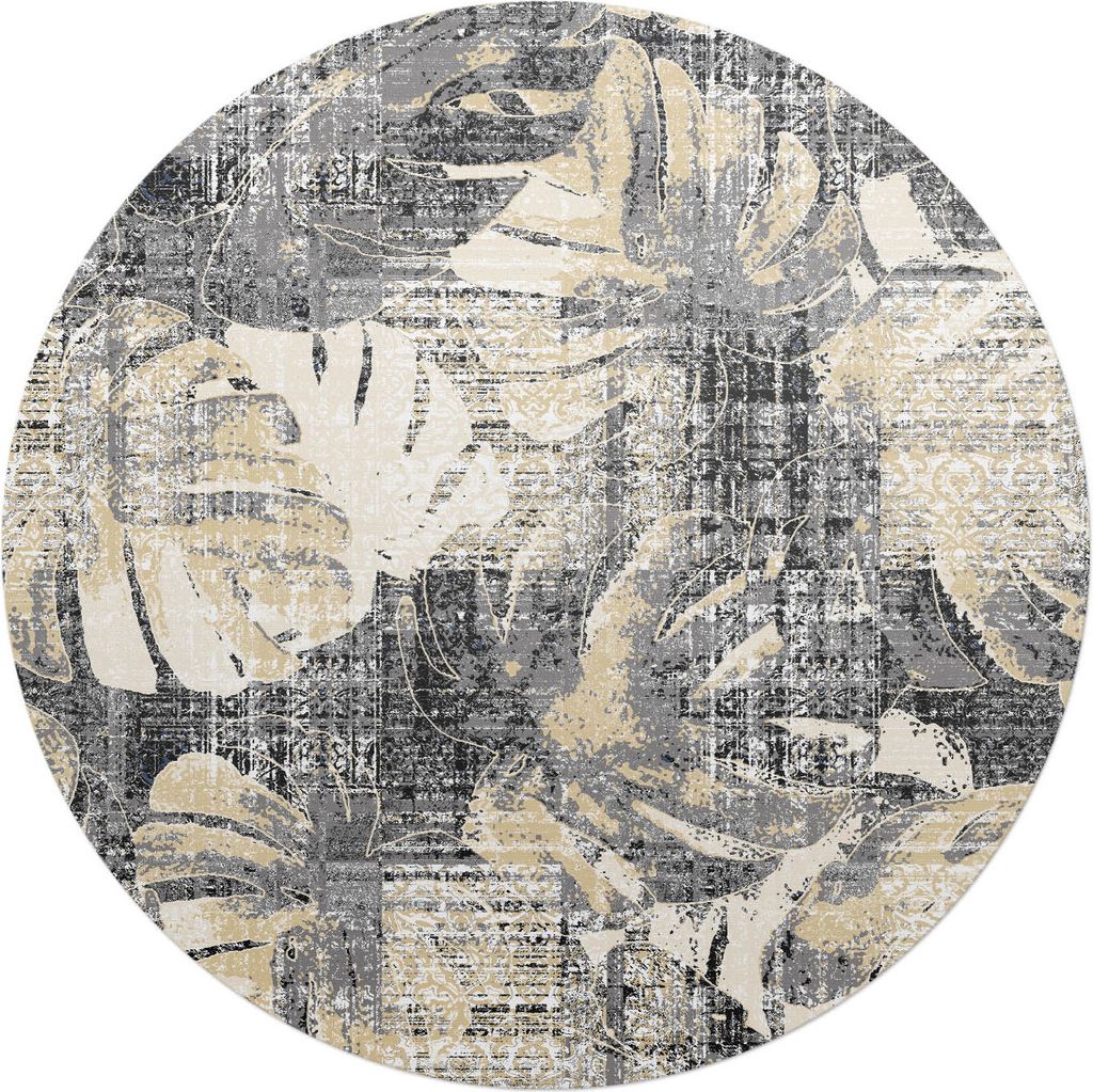 Retro-Vintage-Blätter – Bodenschutzmatte – Stuhlunterlage – Bürostuhlmatte – Rutschfeste Bodenmatte – Schutzmatte für Hartboden – fi...