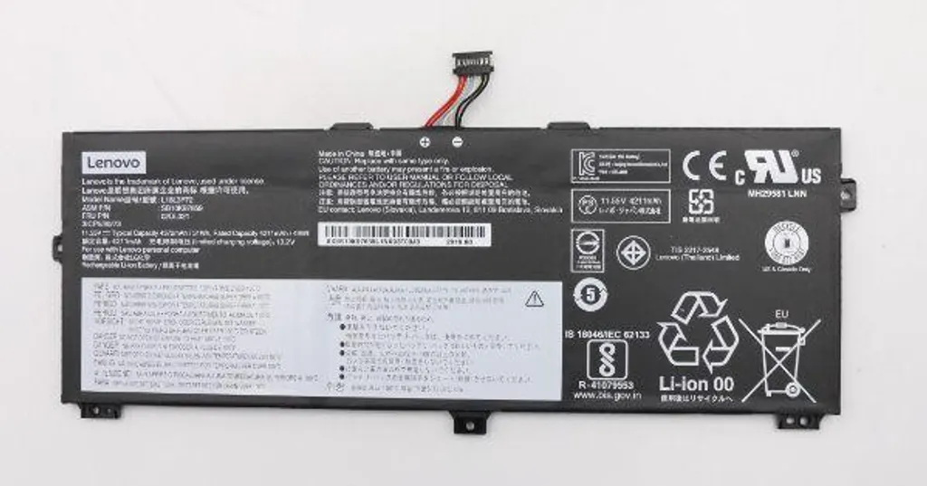 Batteria Lenovo L18L3P72 Originale per ThinkPad X390 Yoga 02DL021 51Wh