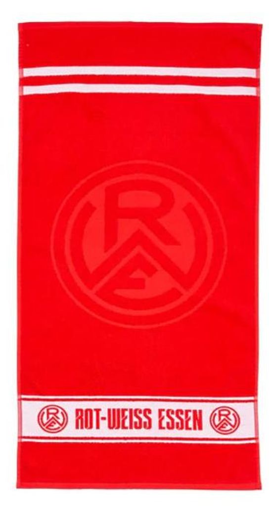 Rot-Weiss Essen Duschtuch "Rot-Weiss Essen" rot