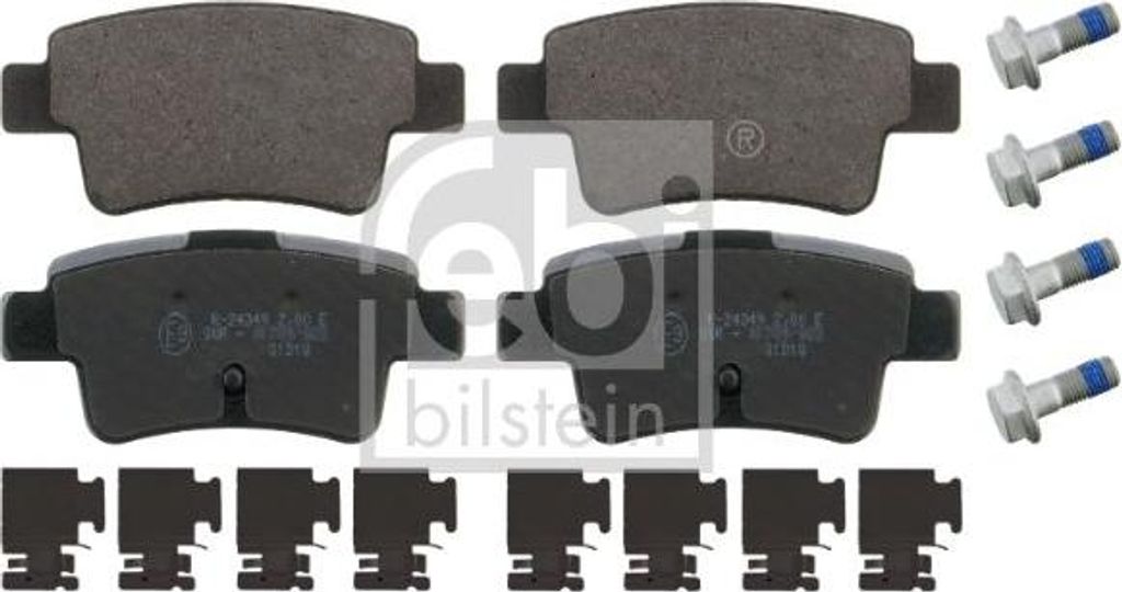 FEBI BILSTEIN 16880 Bremsbelagsatz, Scheibenbremse OE 50902169 kompatibel mit Grande Punto, Combo, Corsa C, Corsa D