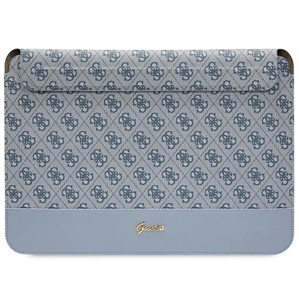 Custodia Laptop Guess 14 Pollici Blu 4G Stripe - Fashion Sleeve PC