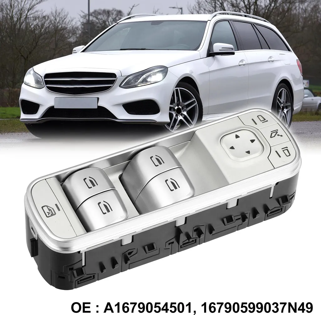 Interrupteur Lève Vitre Mercedes G550 2019-2021 A1679054501 Noir