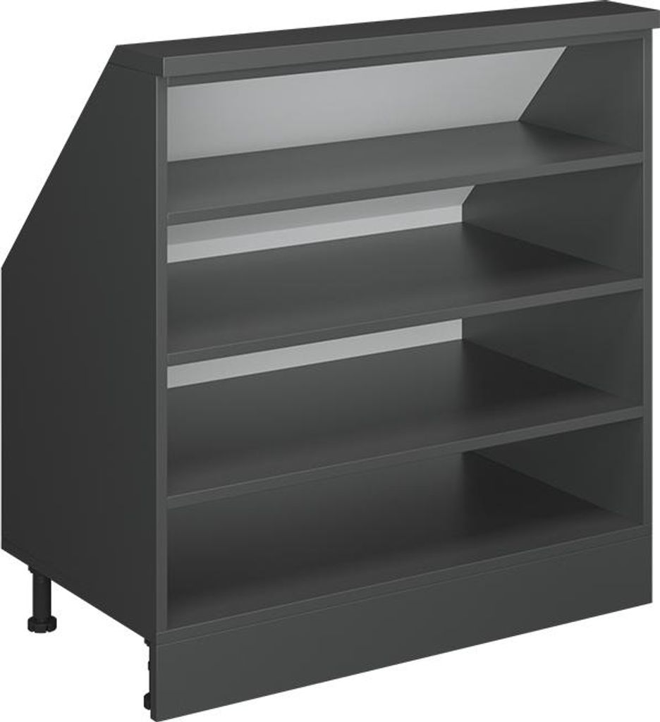 Mobile sottotetto Vicco Rion Antracite 80 x 81.6 cm con 4 Immagine del prodotto 