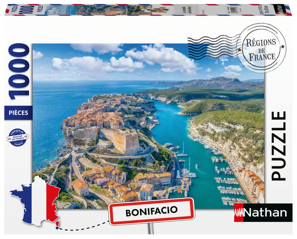 Puzzle 1000 pièces La Citadelle de Bonifacio - Collection Paysage Corse