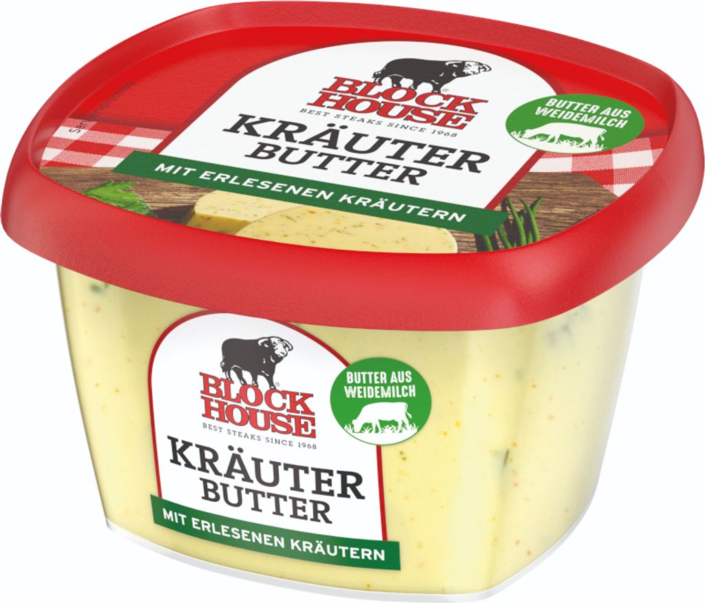BLOCK HOUSE Kräuterbutter, 150g Becher