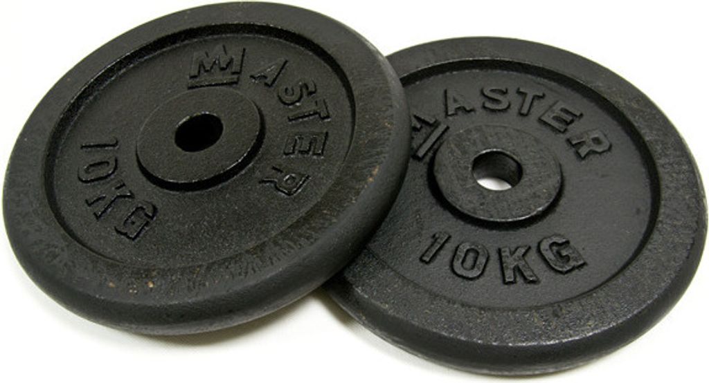 MASTER-Scheibe 10 kg Metall (Paar) Produktbild 