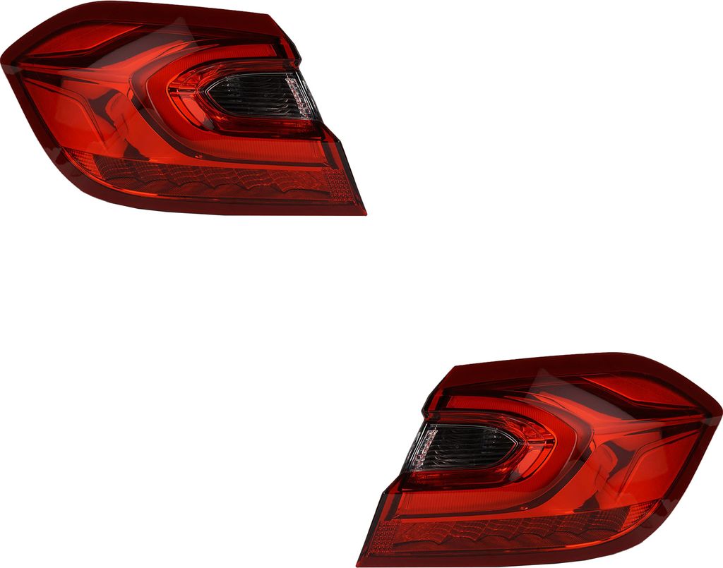 Johns, LED Heckleuchte außen links & rechts Set passend für Ford Fiesta Schrägheck 3301873 2646381 H1BB13405BK 2110393 2118074 2255986 2190224 2...