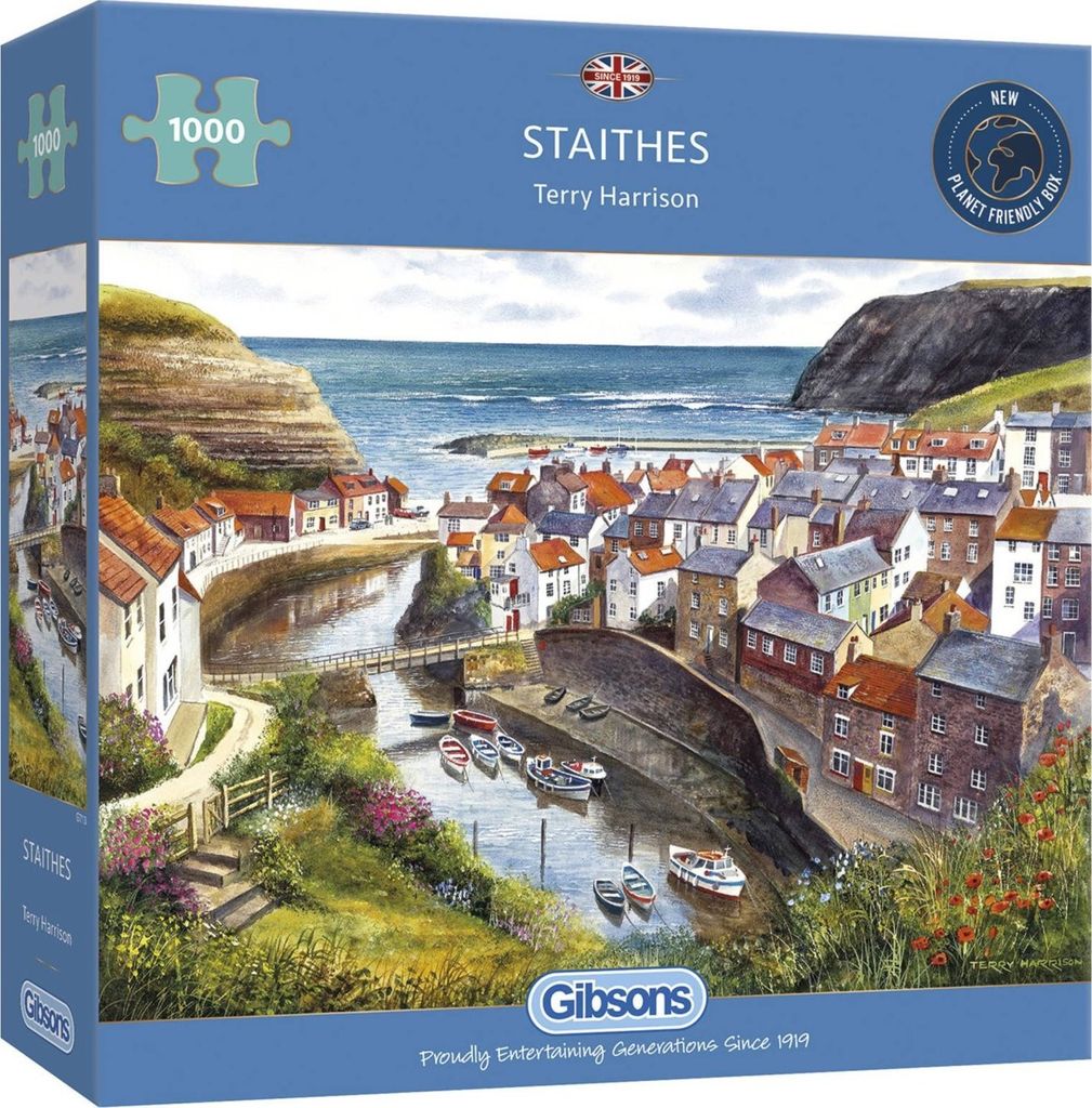 GIBSONS Puzzle Staithes, Großbritannien 1000 Teile