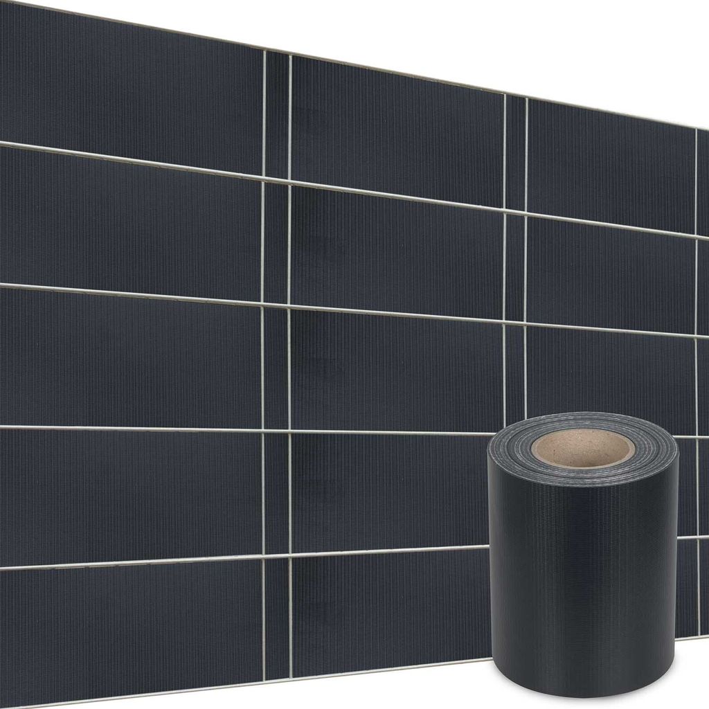 PVC Sichtschutzstreifen Doppelstabmatten Zaun 35m x 19cm Produktbild 