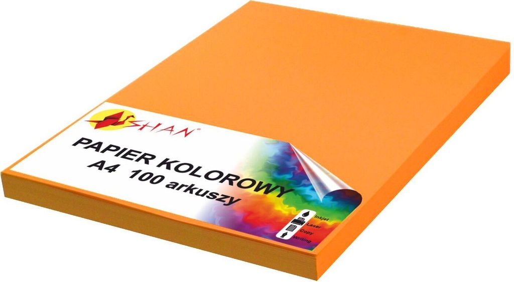 Farbpapier A4 120g orange v4 100 Blatt