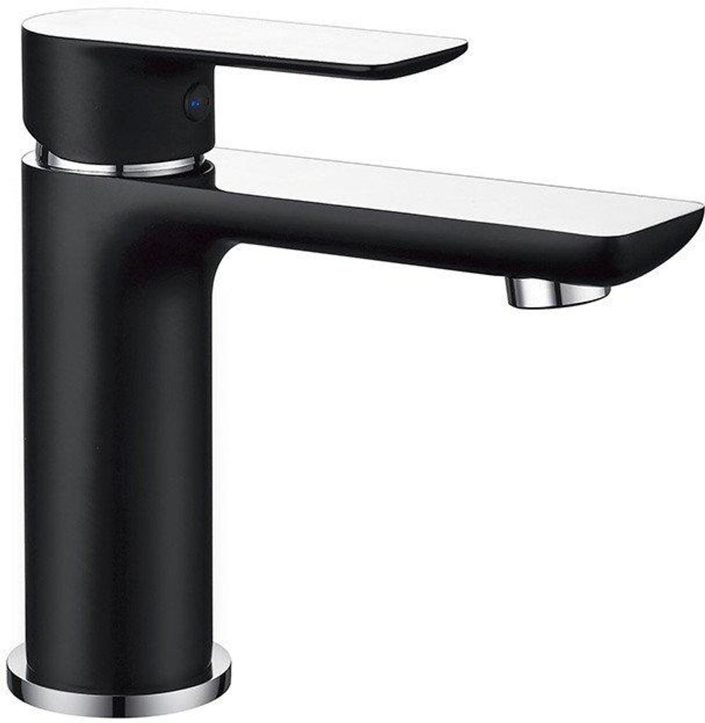 Mexen Alfa bateria umywalkowa, czarna/chrom - 745700-71 Zdjęcie produktu 
