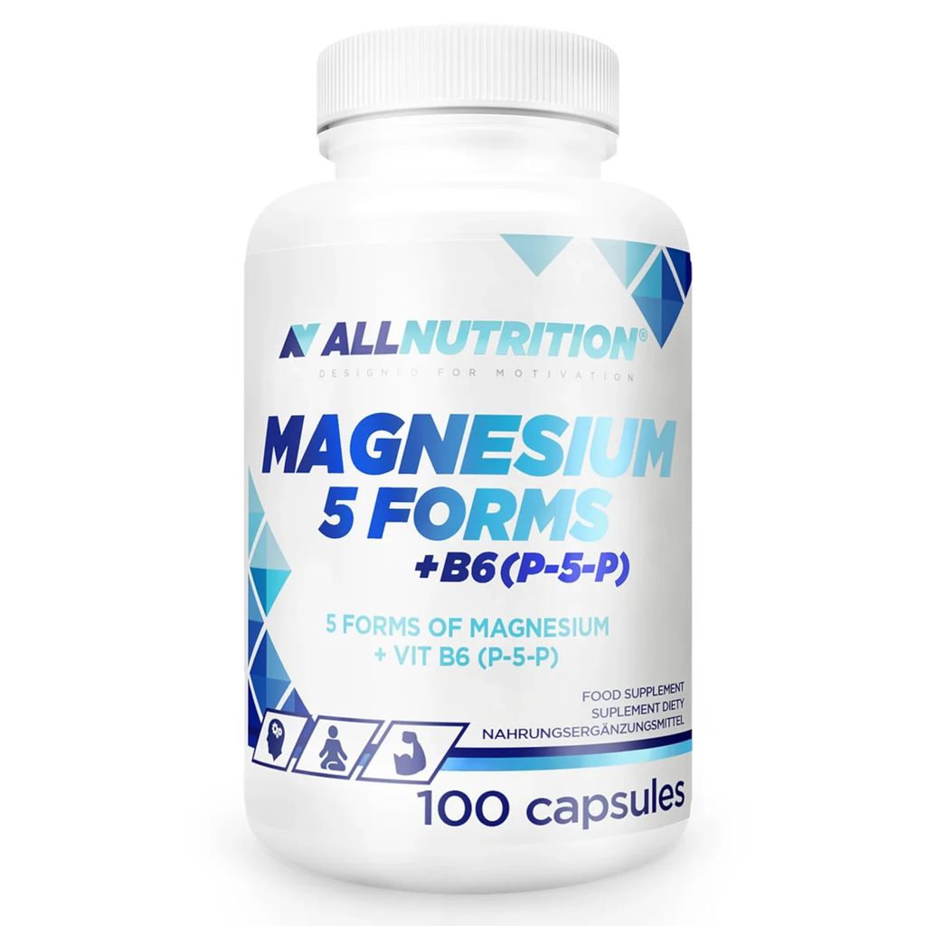 Allnutrition Magnesium 5 Formen + B6 (P-5-P) 100 Kapseln