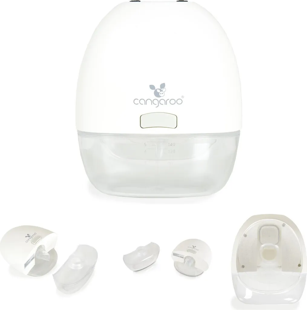 Tire-lait électrique pour maman active portable blanc Embrace Cangaroo